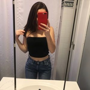 Black tube top